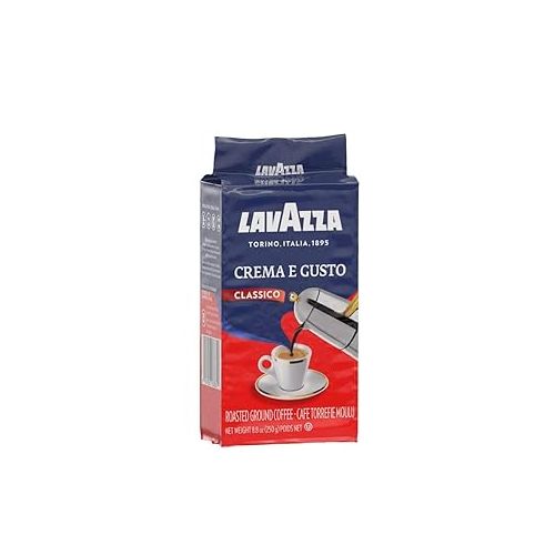  4x LAVAZZA CREMA E GUSTO Classico Ground Italian Coffee Espresso 250g