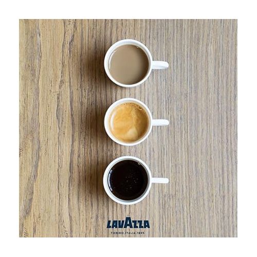  Lavazza Crema E Aroma Whole Bean Coffee Blend, Pack of 3 (2.2-Pound Bag Each), Balanced medium roast with an intense, earthy flavor and long lasting crema, Non-GMO