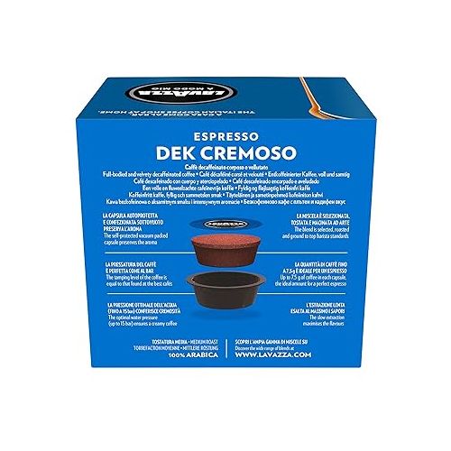  Lavazza A Modo Mio Ground Coffee Capsules Pack of 16 Cremosamente Blend