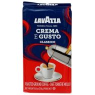 Lavazza medium roast Crema e Gusto Ground Coffee, Italian Espresso, 8.8-Ounce Brick