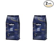 Lavazza Super Crema Whole Bean Coffee Blend, light-Medium Espresso Roast, 2.2 Pound (Pack of 2),Premium Quality, Aromatic, Mild and creamy