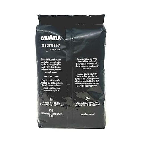  Generic Lavazza Espresso Italiano Whole Bean Coffee Bulk 3 Pack - 35.2 oz Per Bag - 105.6 oz Total - 100 Arabica Coffee