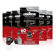 Lavazza Espresso Classico Medium Roast 100% Arabica Aluminum Capsules Compatible with Nespresso Original Machines 10 count (pack of 6) ,Value Pack, Sweet and balanced, dark crema, Intensity 9 13