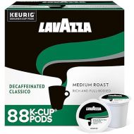 Lavazza Decaf Classico Coffee, Keurig Single-Serve K-Cup Pods, 88 Count (4 Packs of 22)