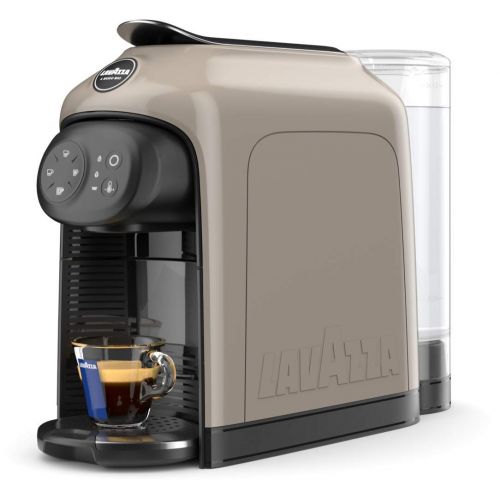  Lavazza A Modo Mio Idola Kaffeekapselmaschine, Beige-Grau