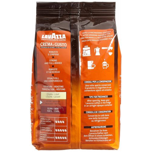  [아마존 핫딜]  [아마존핫딜]Lavazza Crema e Gusto Tradizione Italiana Bohne, 1er Pack (1 x 1 kg)