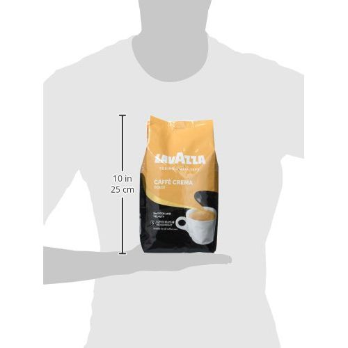 [아마존 핫딜]  [아마존핫딜]Lavazza Caffe Crema Dolce Kaffeebohnen, 1 kg Packung