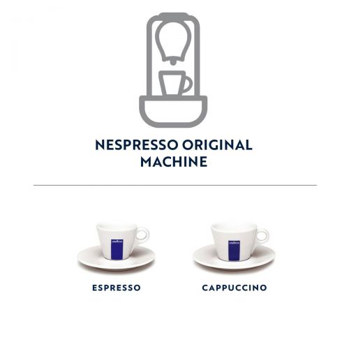  Lavazza Premium Coffee Corp Nespresso OriginalLine Compatible Capsules, Espresso Decaffeinato Ricco, Dark Roast Coffee, 10 Ct