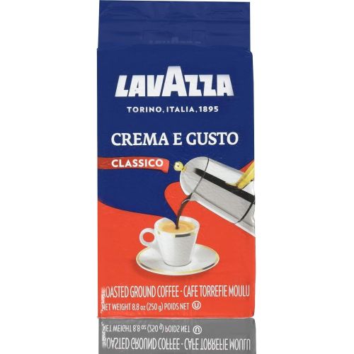  LavAzza Crema e Gusto Ground Coffee 8.80 oz (Pack of 8)