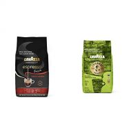 Lavazza Espresso Barista Gran Crema Whole Bean Coffee Blend, Medium Espresso Roast, 35.2 Oz Bag & Organic ¡Tierra! Whole Bean Coffee Blend, Light Roast, 2.2 Pound (packaging may va