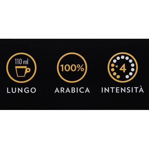  Lavazza Leggero Lungo Medium Roast Capsules Compatible with Nespresso Original* Machines (Pack of 80)