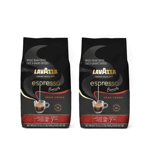  Lavazza Gran Crema Espresso, 2.2-Pound - Pack of 2 (Packaging May Vary)