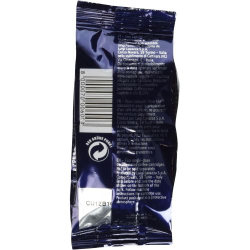  Lavazza Decaf 100% Arabica Espresso Point Machine Cartridges, 2/Pack, 25 Packs/Box