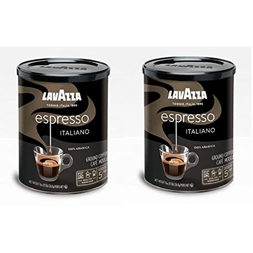  Lavazza Ground Coffee - Caffe Espresso - 8 oz - 2 pk