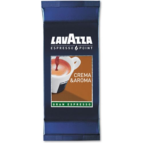  Lavazza Crema & Aroma Espresso Point Machine Cartridges, Two per Pack, 50 Packs/Box (0460)