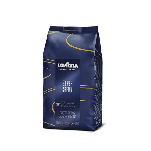  Lavazza Super Crema Whole Bean Coffee Blend, Medium Espresso Roast, 2.2 Pound (Pack of 1) Authentic Italian, Blended And Roasted in Italy, Produced in a nut-free facility center, M