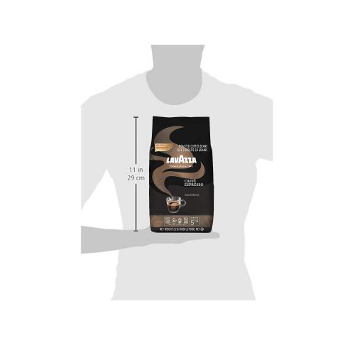  Lavazza Espresso Italiano Whole Bean Coffee Blend, Medium Roast, 2.2 Pound Bag (Packaging May Vary) Authentic Italian, Blended And Roasted in Italy, Non GMO, 100% Arabica, Rich bod