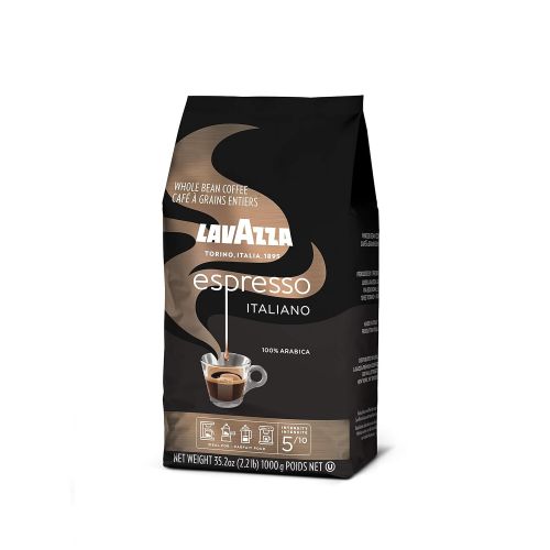  Lavazza Espresso Italiano Whole Bean Coffee Blend, Medium Roast, 2.2 Pound Bag (Packaging May Vary) Authentic Italian, Blended And Roasted in Italy, Non GMO, 100% Arabica, Rich bod