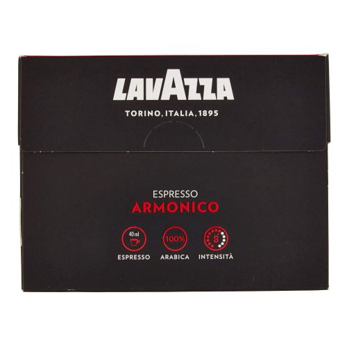  Lavazza Armonico Dark Roast Coffee Capsules Compatible with Nespresso Original* Machines (Pack of 100)