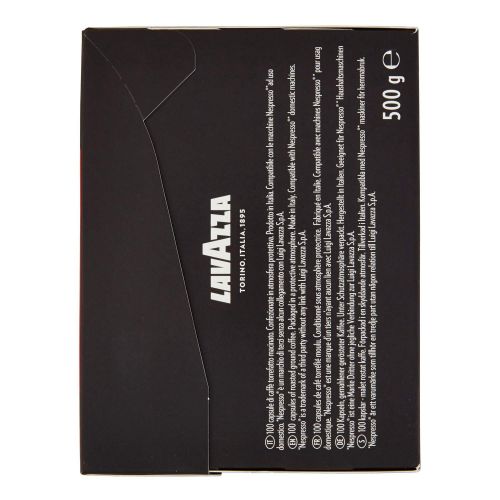  Lavazza Armonico Dark Roast Coffee Capsules Compatible with Nespresso Original* Machines (Pack of 100)