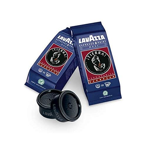  Lavazza 0490 Tierra Espresso Point Machine Cartridges, 50 vacuum packed bags containing 100 cartridges