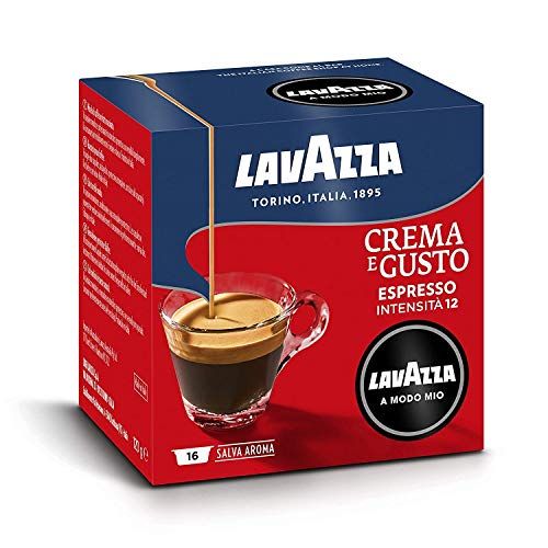  Lavazza A Modo Mio Crema E Gusto Espresso Capsule Coffee Machine 32 Pods 2 Boxes