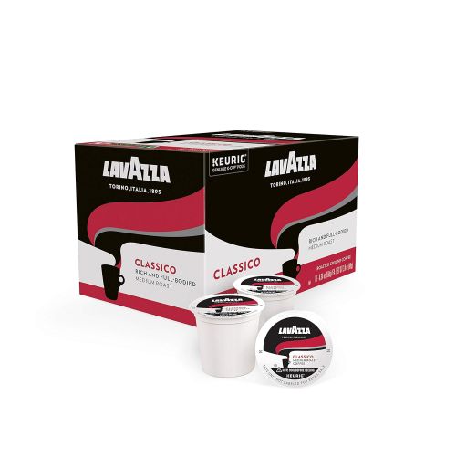  Lavazza Classico Single-Serve Coffee K-Cups for Keurig Brewer, Medium Roast, 10 Count Boxes (Pack of 6)