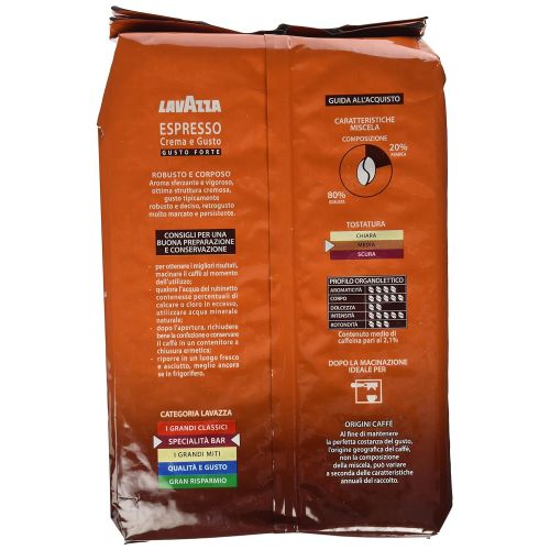  Lavazza Espresso Crema e Gusto (1kg bag whole beans)