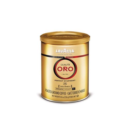  Lavazza Qualita Oro Ground Coffee Blend, Medium Roast, 8.8-Oz Cans (Pack of 6)