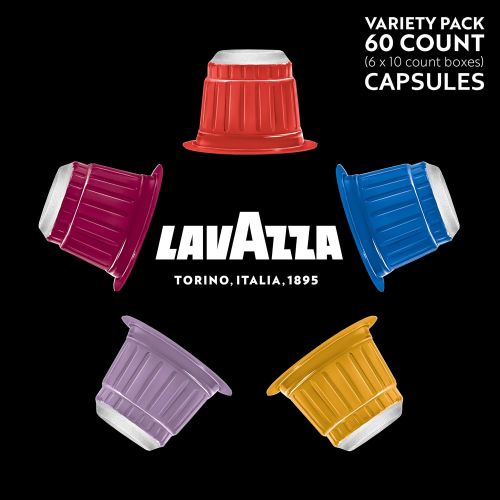  Lavazza Nespresso Compatible Capsules Variety Pack (Pack of 60)