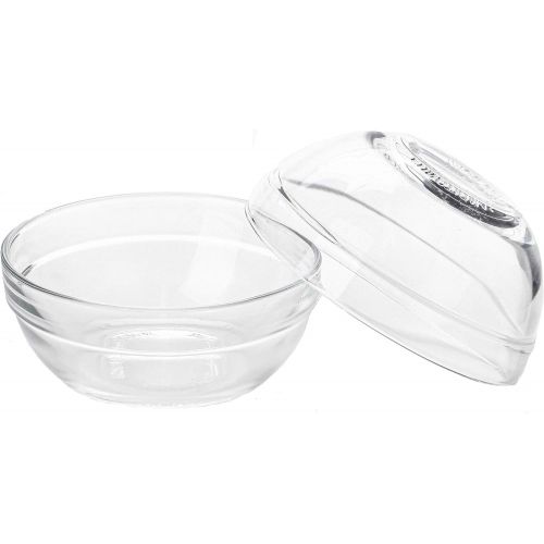  [아마존베스트]Lawei Set of 12 Glass Bowls - 3.5 inch Mini Prep Bowls Serving Bowls Glass Salad Bowl for Kitchen Prep, Dessert, Dips, Candy Dishes