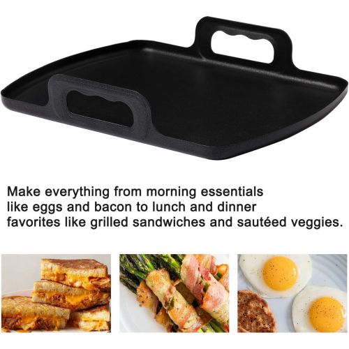  Lawenme Grill Griddle Plate for the Ninja Foodi Indoor Grill Griddle Models AG300, AG300C, AG301, AG301C, AG302, AG400, IG301A