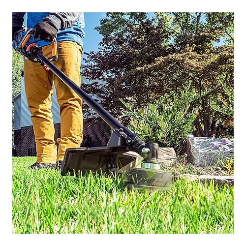  LawnMaster NPTGSP2617A No-Pull Gas Grass Trimmer with Electric Start 26cc 2 Cycle 17-Inch