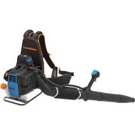 LawnMaster NPTBL31AB No-Pull Backpack Leaf Blower, Gas-Powered with Electric Start, 31cc 2-Cycle Engine, 470CFM, 175MPH