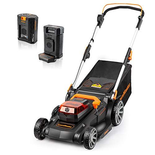  LawnMaster CLMFR6018A 0802 Cordless 19-Inch Brushless Push Lawn Mower 60V,4.0Ah Battery & Charger Included
