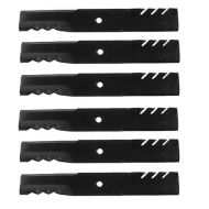 Lawnmower parts 038-6050-00 (6) Pack Premium Mulch Gator Mower Blades for Bad Boy 60 + FREE EBOOK - YOUR LAWN & LAWN CARE -