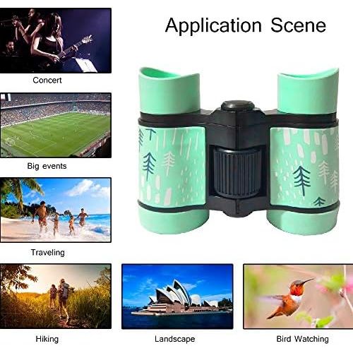  [아마존베스트]Kid Binoculars Shock Proof Toy Binoculars Set - Bird Watching - Educational Learning - Presents for Kids - Children Gifts - Boys and Girls - Outdoor Play - Hunting - Hiking - Campi