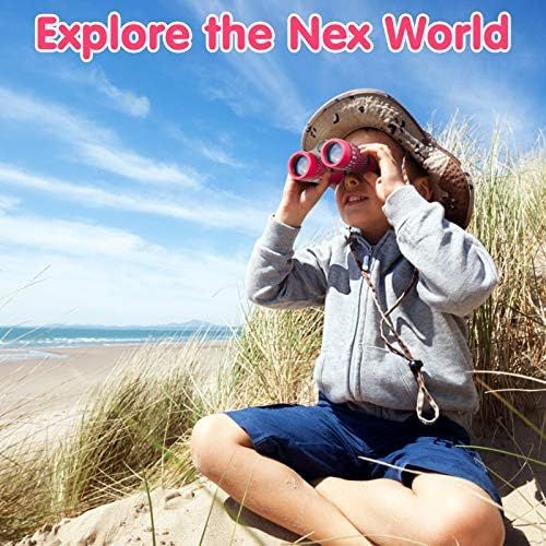  [아마존베스트]LayYun Kid Binoculars Shock Proof Toy Binoculars Set - Bird Watching - Educational Learning - Presents for Kids - Children Gifts - Boys and Girls - Outdoor Play - Hunting - Hiking - Campi