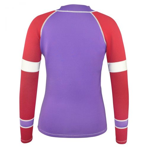  Layatone Wetsuit Top Women 3mm Neoprene Jacket Surf Scuba Diving Suit Top Jacket Women Rash Guard Women Long Sleeves Front Zipper Canoe Kayk Run Suit Jacket UV Protection Wet Suit