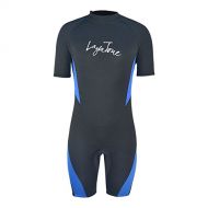 Layatone Wetsuit Shorts Men Premium 3mm Neoprene Diving Suit Keep Warm Wetsuits Women - Surfing Suit Snorkeling Suit Scuba Diving Thick One Piece Swimsuit - Wet Suit Men