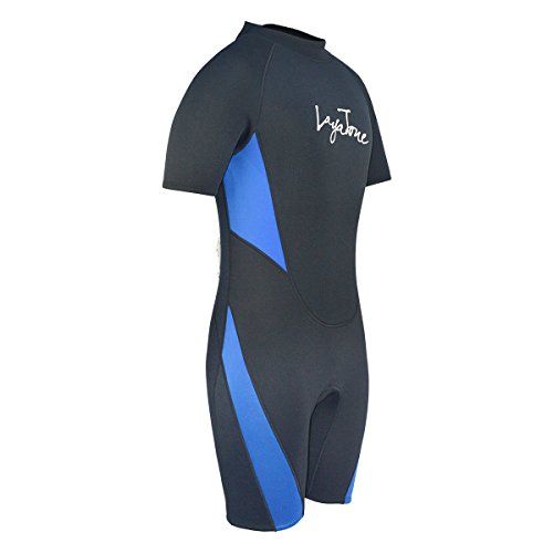  Layatone Wetsuit Shorts Men Premium 3mm Neoprene Diving Suit Keep Warm Wetsuits Women - Surfing Suit Snorkeling Suit Scuba Diving Thick One Piece Swimsuit - Wet Suit Men