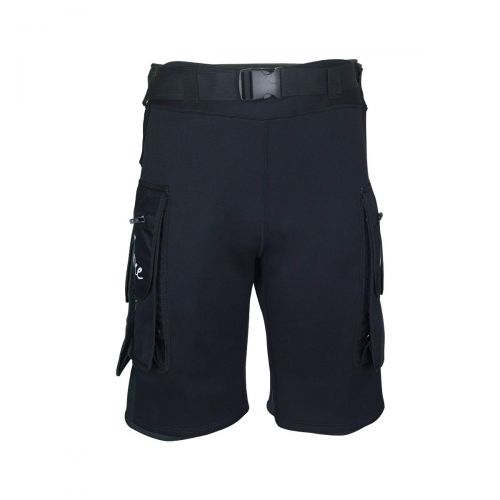  Layatone Wetsuit Shorts Pocket Men Premium 3mm Neoprene Tech Scuba Diving Suit Shorts - Snorkeling Fishing Surfing Shorts - Wet Suit Shorts (Upgraded Version-Black)