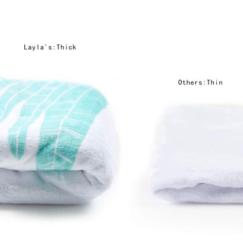  Laylas Essentials Premium Fleece Baby Milestones Blankets: for Boys Girls Angel Wings | Photography Props Two...