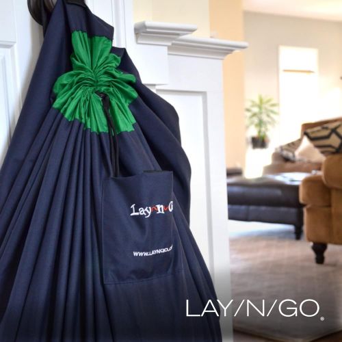  [아마존베스트]Lay-n-Go Extra Large Building Block Toy Storage Mat  Navy/Green, 60 inch - Drawstring Makes Easy, Quick Pick Up of Building Blocks, Toys  Play Mat for Babies, Toddlers