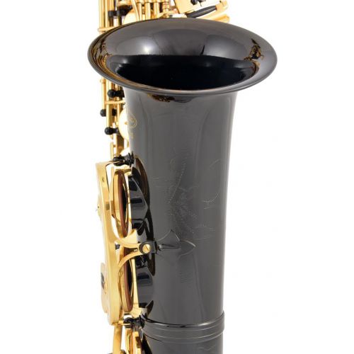  Lazarro Professional Royal Blue-Gold Keys Eb E Flat Alto Saxophone Sax with 11 Reeds, Case & Many Extras - 360-BU