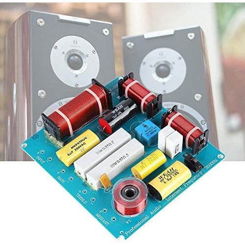  [아마존베스트]-Service-Informationen Lazmin Speaker Frequency Divider Board 3-Way Audio Frequency Divider Crossover Filter for DIY KTV Stage Speaker