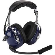 [아마존베스트]-Service-Informationen Lazmin Noise Cancelling Aviation Headset Dual Plug General Pilot Headset with 3.5mm MP3 Music Input