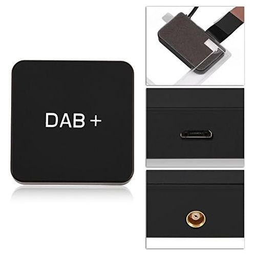  [아마존베스트]-Service-Informationen DAB+ Car Radio Receiver Transmitter, Car DAB Adapter Radio Receiver Adapter with Antenna for Android, Plug and Play, Integrated Coding, Compatible with Android 5.1 and above