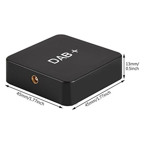  [아마존베스트]-Service-Informationen DAB+ Car Radio Receiver Transmitter, Car DAB Adapter Radio Receiver Adapter with Antenna for Android, Plug and Play, Integrated Coding, Compatible with Android 5.1 and above