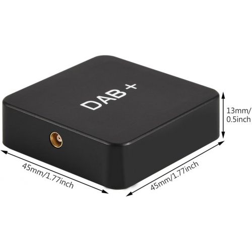  [아마존베스트]-Service-Informationen DAB+ Car Radio Receiver Transmitter, Car DAB Adapter Radio Receiver Adapter with Antenna for Android, Plug and Play, Integrated Coding, Compatible with Android 5.1 and above